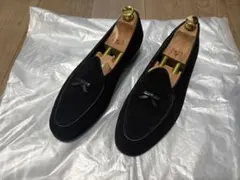 UNITED ARROWS 黒スエードベルジャンシューズのサムネイル