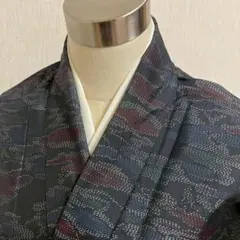KJ1728 大島紬 身丈157.5cm 着物 正絹