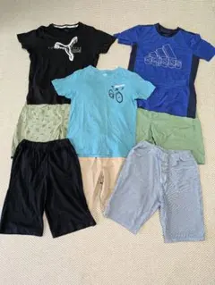 キッズ 半ズボン 半袖Tシャツ まとめ売り 150cm~160cm 男の子