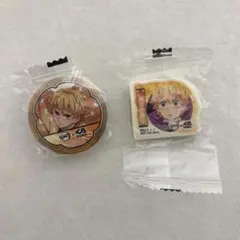 鬼滅の刃　くら寿司　我妻善逸　ビッくらポン　消しゴム　缶バッチ　セット