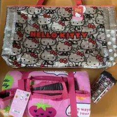 更に値下げ　新品　サンリオ ハローキティ ビッグ保冷バッグ&マルチマット他セット