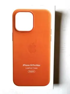iPhone14 Pro Max レザーケース MagSafe対応純正品 未開封