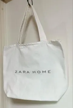 ZARA HOME ホワイト トートバッグ