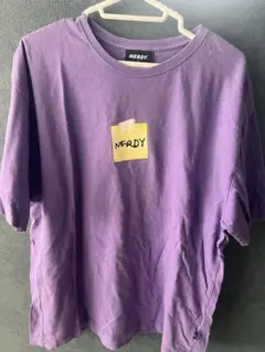 NERDY Tシャツ パープル Lサイズのサムネイル