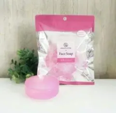 【高級】 那須塩原 温泉 水 洗顔 石鹸 フェイス ソープ ネット付 枠練り ⑳