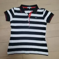 LACOSTE ストライプ ポロシャツ サイズ38