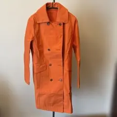 OLD ENGLAND: 36 オレンジ ダブルブレスト トレンチコート