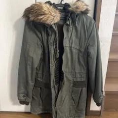 モッズコート カーキ ファー付き