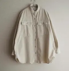 Healthy Denim　Almond コーデュロイ ビッグシャツ