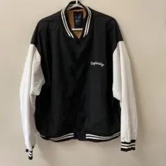 BACK NUMBER ナイロンジャケット X-LARGE ブラック/ホワイト