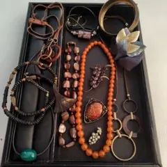 こ*え様 39【遺品整理・生前整理】アンティーク風　ネックレス　ブレスレット　ブ