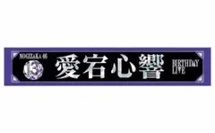 乃木坂46 愛宕心響 13thバスラ タオル