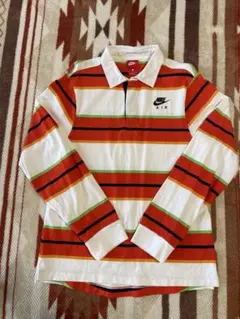 Nike Air ストライプ長袖ポロシャツ