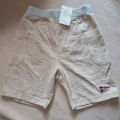 タグ付き　新品未使用　Petit main ベージュ ハーフパンツ 110cm