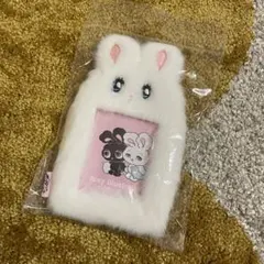 foxy illustrationsブラックバニー トレカケース ホワイトうさぎ 