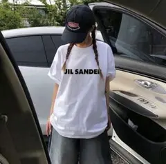 【新品未使用】JIL SANDER ロゴプリントTシャツ ホワイト Sサイズ