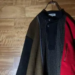 HARE テープステッチラインニットカーディガン レッド 東海オンエア