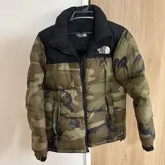 THE NORTH FACE カモフラージュ ダウンジャケット ヌプシ