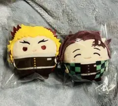 鬼滅の刃 ふわコロりん 竈門炭治郎 煉獄杏寿郎 ぬいぐるみ セット