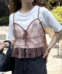 ディスコート　チュールレイヤードキャミソールのサムネイル