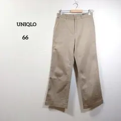 UNIQLO　パンツ　チノパン　カジュアルパンツ　ベージュ　綿　レディース