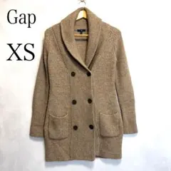 Gap ギャップ ニットカーディガン ロング丈 厚手 アルパカ混 毛混 XS