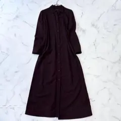 ✨美品✨ラルフローレン　マキシ丈ロングワンピース　ワインレッドM
