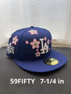 【新品】村上隆×MLB TOKYO SERIES 限定桜LAキャップ　7-1/4