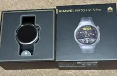 HUAWEI WATCH GT 5 Pro ブラック ベルト数本 美品