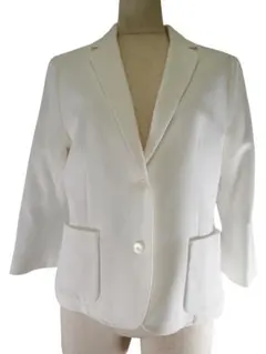 UNIQLO ユニクロ ホワイト テーラードジャケット レディース XL 白