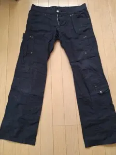 コムサデモードメン 細身 カーゴパンツ サイズM カラー:ブラック