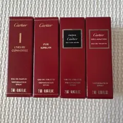 Cartier 香水サンプルセット 4種 2ml