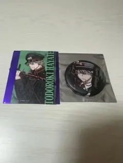 桃源暗鬼 マット メタリック缶バッジ &トレーディグキャラクターカード