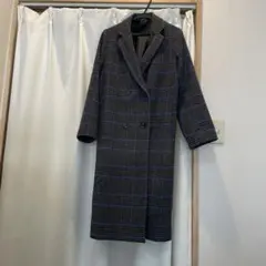 ダブルブレスト ロングコート