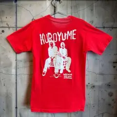 90's 当時物"黒夢 KUROYUME" 半袖バンドTシャツ レッド