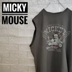 ミッキーマウスDisneyディズニー古着ノースリーブTシャツLタンクトップのサムネイル