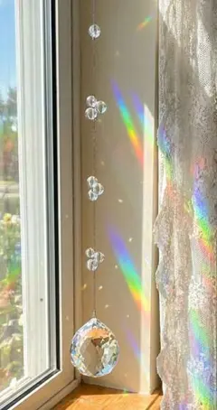 ⑫ サンキャッチャー　30 mm AAA級 クリスタルボール　シンプル　北欧