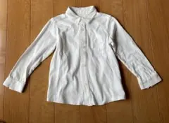 100センチコムサ白シャツ　フォーマル　入園　冠婚葬祭