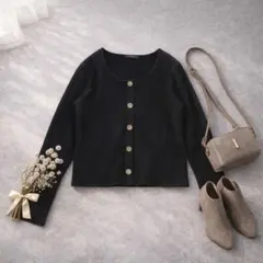 n2417 イング トップス センターボタン リブ ストレッチ TシャツUネック