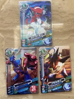デジモンクロスウォーズ 超デジカ大戦」カード「シャウトモン」と 