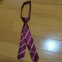 COMME CA ISM ネクタイ ボルドー ストライプ