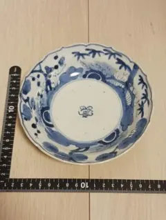 江戸初期　初期伊万里染付　　初期渦福　1690…1710年 　膳皿 江戸初期 初期伊万里染付 初期渦福 1690…1710年 膳皿 - メルカリ
