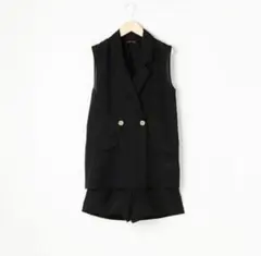 ラブトキシックLOVETOXICのシアージレセットアップ黒160.150