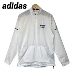 adidas アディダス ハーフジップ ライト ナイロンジャケット プルオーバー