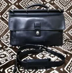 COACH オールドコーチ ビジネスバッグ ブリーフケース 2way ブラック