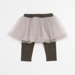 petit main チュール付きレギンス 70