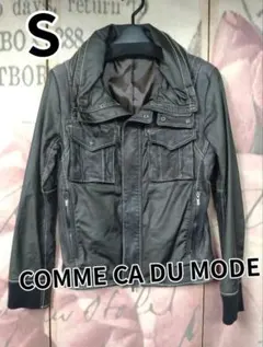 COMME CA DU MODE レザージャケット S こげ茶