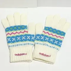 【新品未使用】adidas カラフルニット手袋