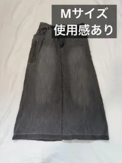 ワークマン女子 デニムスカート グレー Mサイズ
