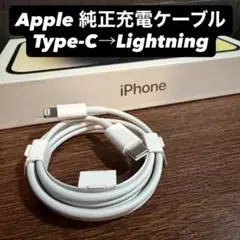 Apple 純正 充電ケーブル Type-C → Lightning
